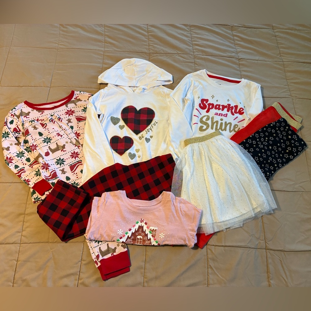 Kids' Christmas Clothing Bundle 5t